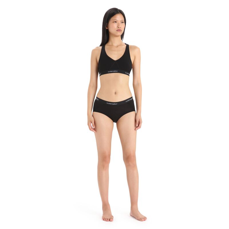 Icebreaker Womens Sprite Racerback Bra image number 3